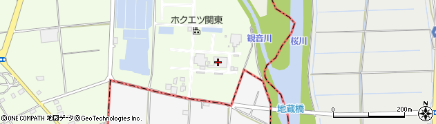 株式会社ホクエツ関東　茨城営業所・筑波工場周辺の地図