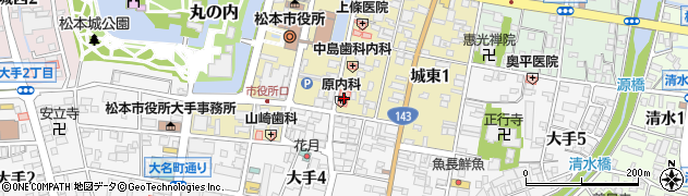 平林眼科医院周辺の地図