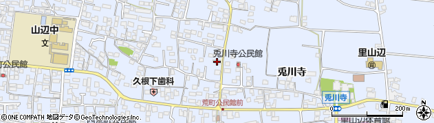 長野県松本市里山辺兎川寺3239周辺の地図