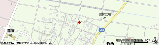 埼玉県本庄市牧西512周辺の地図