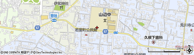 長野県松本市里山辺（若里町）周辺の地図