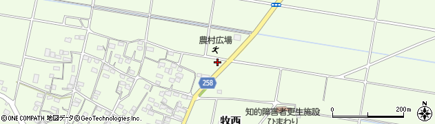 埼玉県本庄市牧西527周辺の地図