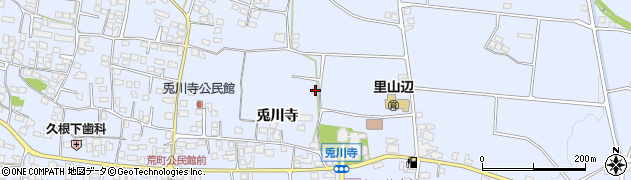 長野県松本市里山辺兎川寺2990周辺の地図