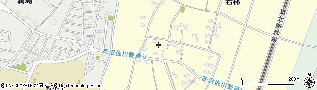 栃木県下都賀郡野木町若林201周辺の地図