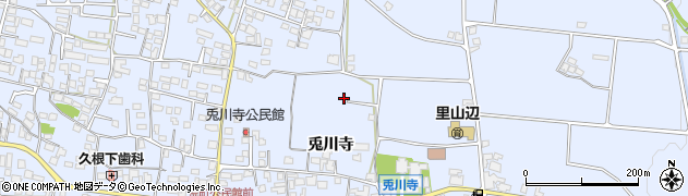 長野県松本市里山辺兎川寺2992周辺の地図