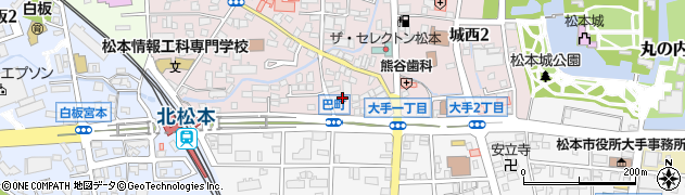 株式会社読売新聞松本広告社周辺の地図