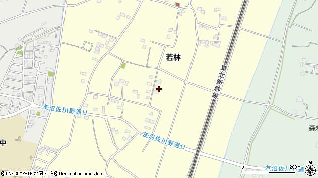 〒329-0103 栃木県下都賀郡野木町若林の地図