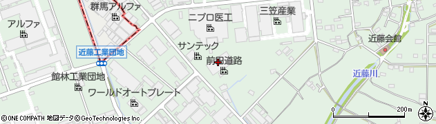 株式会社前田道路　館林営業所周辺の地図