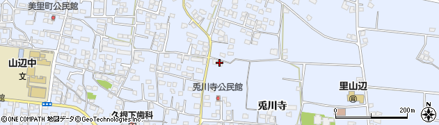長野県松本市里山辺兎川寺3028周辺の地図
