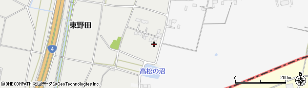 栃木県小山市東野田1278周辺の地図