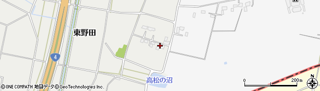 栃木県小山市東野田1279周辺の地図