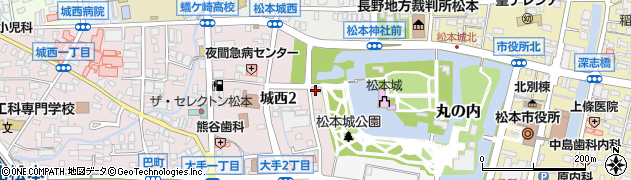 そば庄 松本城店周辺の地図
