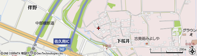吉澤・鯉店周辺の地図
