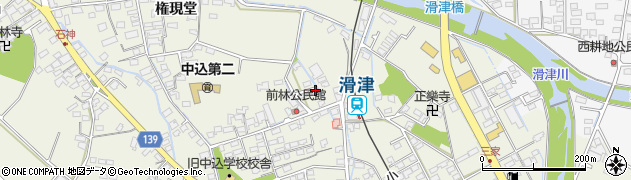 長野県佐久市中込（前林）周辺の地図