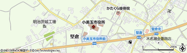 茨城県小美玉市周辺の地図