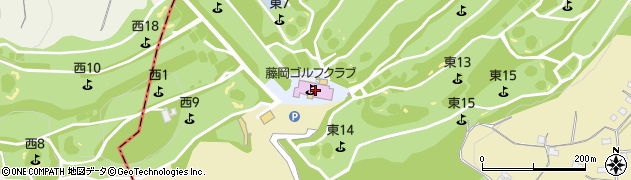 藤岡ゴルフクラブ周辺の地図