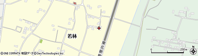 栃木県下都賀郡野木町若林307周辺の地図