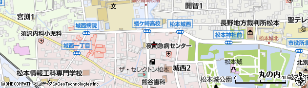 松本市医師会検査健診センター診療所周辺の地図