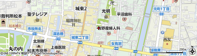 金田整骨院周辺の地図