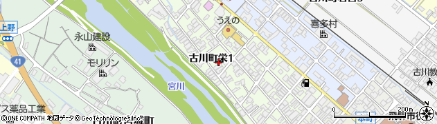 岐阜県飛騨市古川町栄周辺の地図