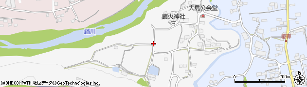 群馬県富岡市大島周辺の地図