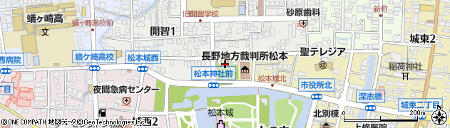 松本神社周辺の地図