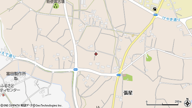 〒319-0133 茨城県小美玉市張星の地図