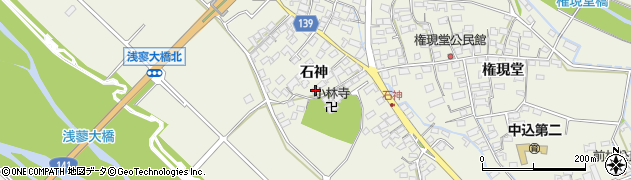 長野県佐久市中込石神641周辺の地図