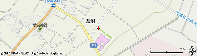 栃木県下都賀郡野木町友沼179周辺の地図