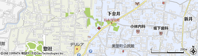 長野県松本市里山辺下金井1381周辺の地図