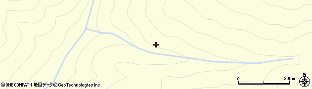 ワサビ沢周辺の地図