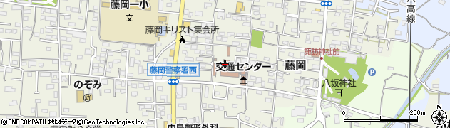 藤岡警察署周辺の地図