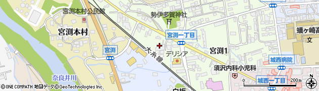 松本法祥苑周辺の地図