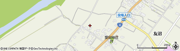 栃木県下都賀郡野木町友沼1057周辺の地図