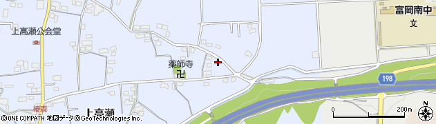 群馬県富岡市上高瀬1685周辺の地図