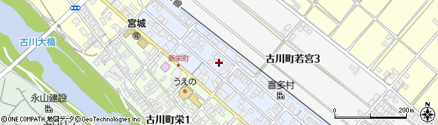 岐阜県飛騨市古川町新栄町周辺の地図