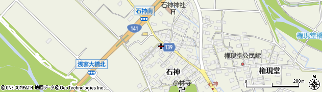 長野県佐久市中込石神624周辺の地図