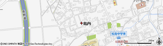 長野県松本市島内（松島）周辺の地図