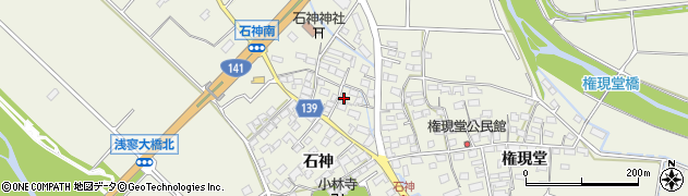 長野県佐久市中込石神590周辺の地図