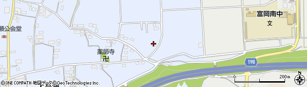 群馬県富岡市上高瀬1693周辺の地図