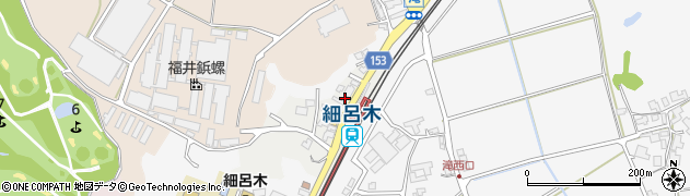 細呂木駅前周辺の地図