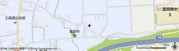 群馬県富岡市上高瀬1688周辺の地図