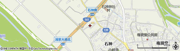 長野県佐久市中込石神611周辺の地図