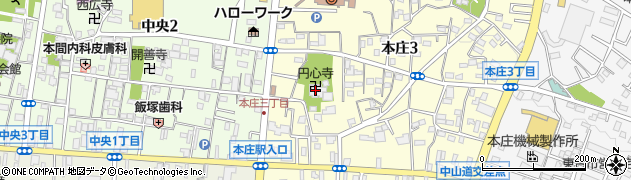 円心寺周辺の地図