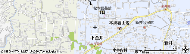 長野県松本市里山辺下金井1403周辺の地図