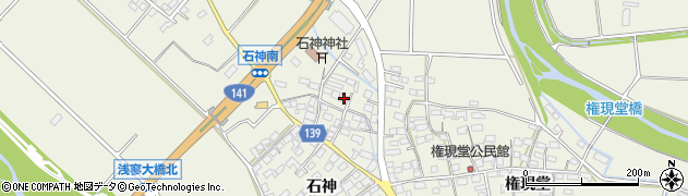 長野県佐久市中込石神585周辺の地図