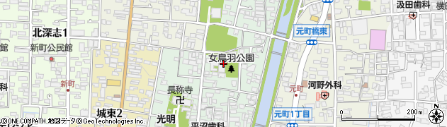 大安楽寺周辺の地図