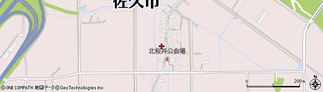 長野県佐久市桜井北桜井829周辺の地図