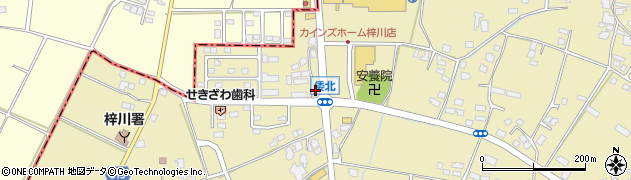 ドコモショップ梓川店周辺の地図