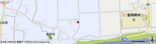 群馬県富岡市上高瀬1639周辺の地図